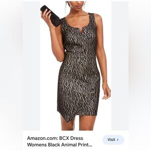 BCX dress size 3 leopard dress